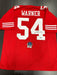 Fred Warner Signed San Francisco 49ers Custom Jersey Beckett COA