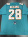 De’Von Achane Signed Miami Dolphins Custom Jersey Beckett COA