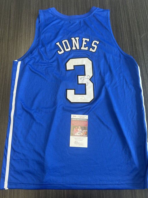 Tre jones Signed Duke Blue Devils Jersey JSA COA