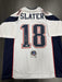 Matthew Slater Signed New England Patriots Custom Jersey Beckett COA