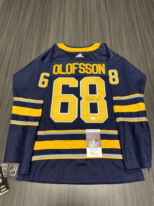 Victor Olofsson Signed Custom Buffalo Sabres Jersey JSA COA