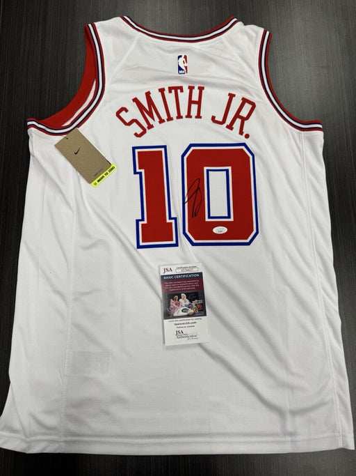 Jabari Smith Jr Signed Houston Rockets Jersey JSA COA