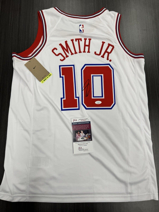 Jabari Smith Jr Signed Houston Rockets Jersey JSA COA