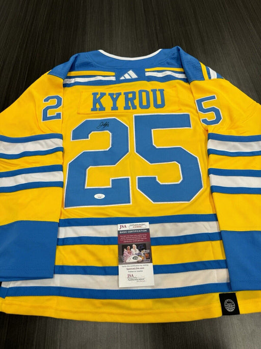 Jordan Kyrou Signed St. Louis Blues Jersey JSA COA