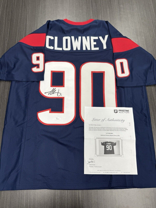 Jadaveon Clowney Signed Houston Texans Custom Jersey JSA COA