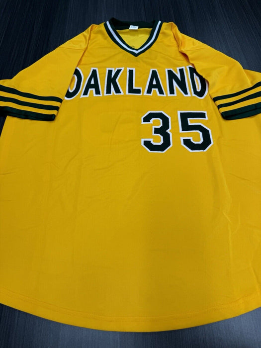 Vida Blue Signed Oakland Athletics Custom Jersey JSA COA