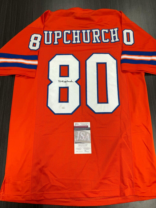 Rich upchurch Signed Denver Broncos Custom Jersey JSA COA