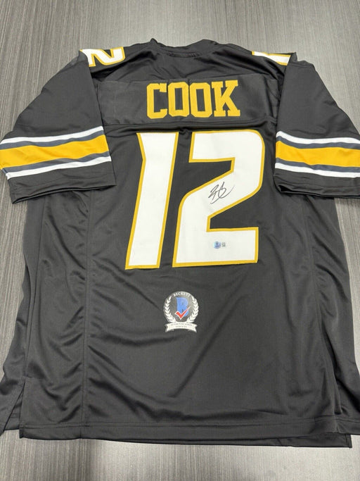 Brady Cook Signed Missouri Tigers Custom Jersey Beckett COA