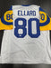 Henry Ellard Signed Los Angeles Rams Custom Jersey JSA COA