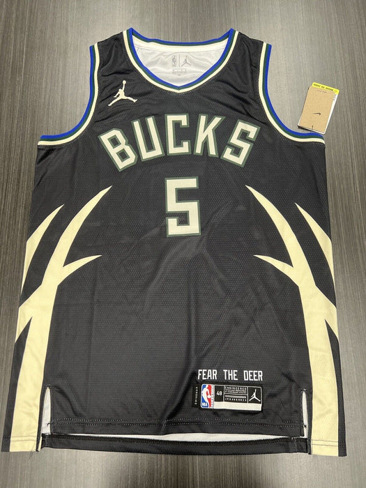 Malik Beasley Signed Milwaukee Bucks Jersey JSA COA