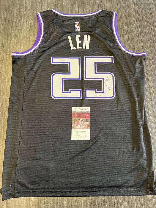 Alex Len Signed Sacramento Kings Jersey JSA COA