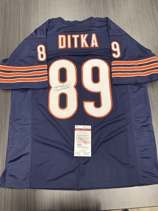Mike Ditka Signed Chicago Bears Custom Jersey JSA COA