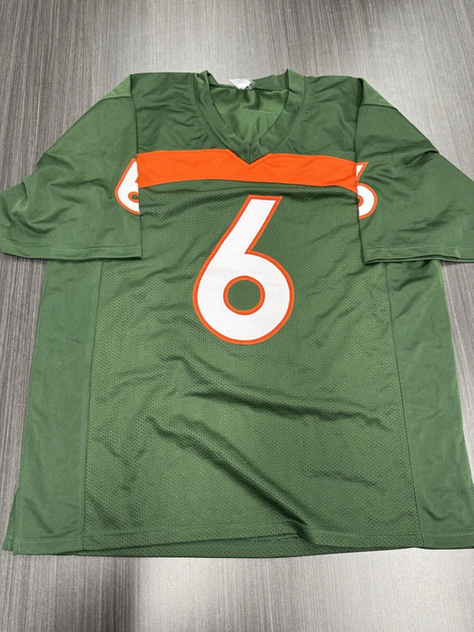 Santana Moss Signed Miami Hurricanes Custom Jersey JSA COA