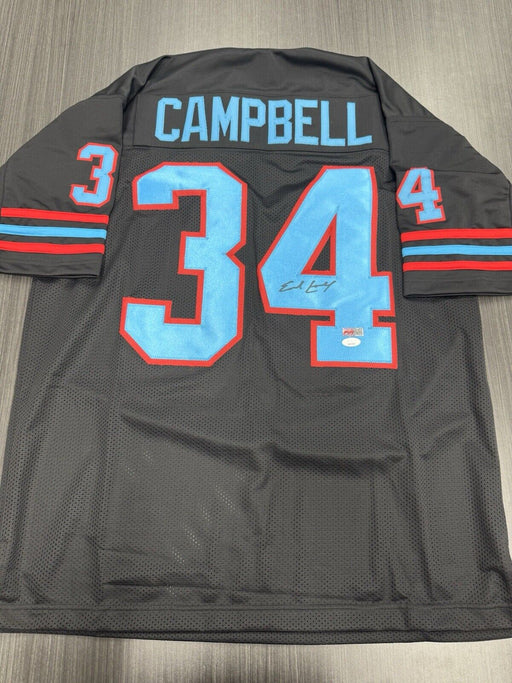 Earl Campbell Signed Custom Jersey JSA COA