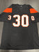 Ickey Woods Signed Cincinnati Bengals Custom Jersey Beckett COA