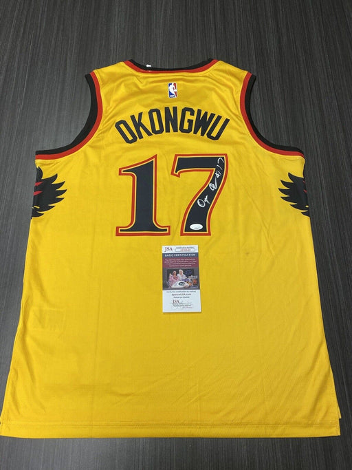 Onyeka Okungwu Signed Atlanta Hawks Jersey JSA COA