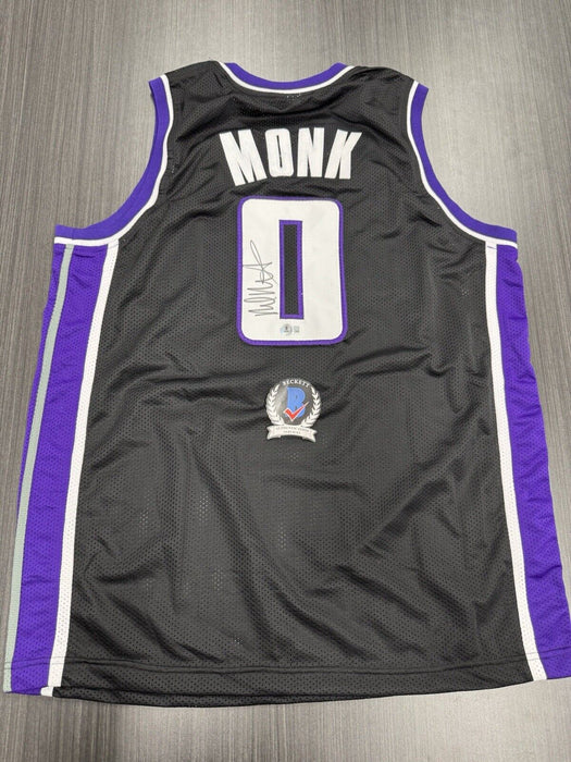 Malik Monk Signed Sacramento Kings Custom Jersey Beckett COA