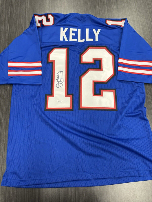 Jim Kelly Signed Buffalo Bills Custom Jersey JSA COA