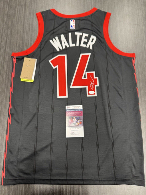 Ja’Kobe Walter Signed Toronto Raptors Jersey JSA COA  