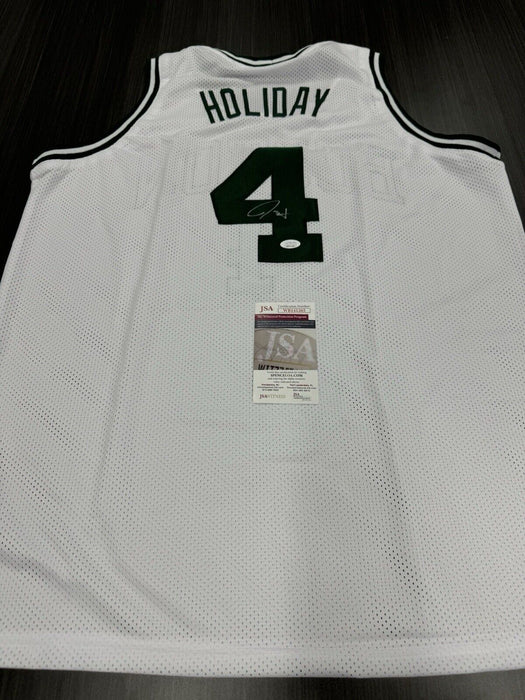 Jrue Holiday Signed Boston Celtics Jersey JSA COA