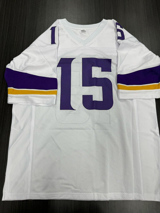 Josh Dobbs Signed Minnesota Vikings Custom Jersey JSA COA