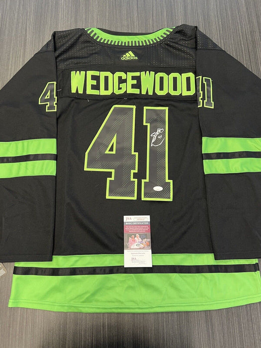 Scott Wedgewood Signed Dallas Stars Jersey JSA COA