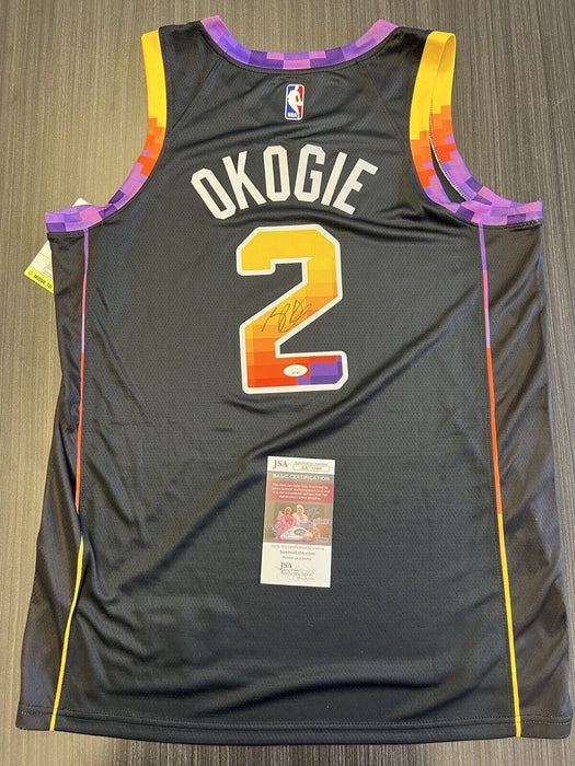 Josh Okogie Signed Phoenix Suns Jersey JSA COA