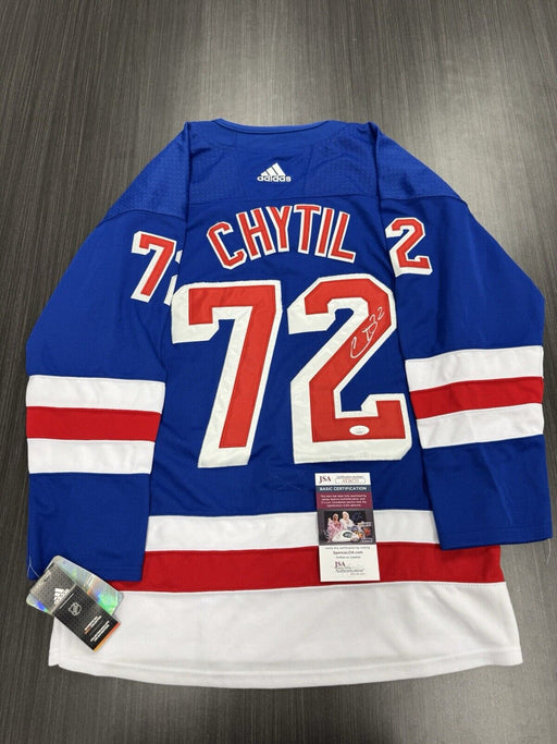 Filip Chytil Signed New York Rangers Jersey JSA COA