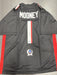 Darnell Mooney Signed Atlanta Falcons Custom Jersey Beckett COA