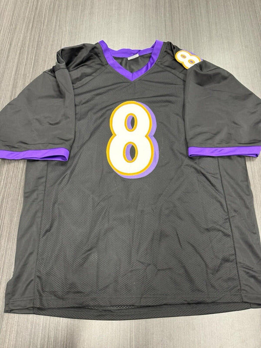 Lamar Jackson Signed Baltimore Ravens Custom Jersey JSA COA