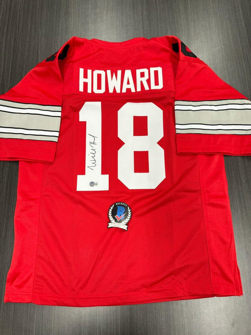 Will Howard Signed Ohio State Buckeyes Custom Jersey Beckett COA