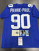 Jason Pierre Paul Signed New York Giants Custom Jersey JSA COA