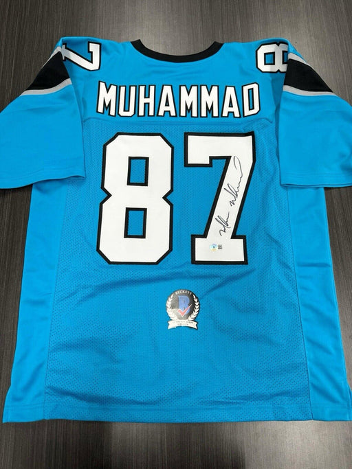 Muhsin Muhammad Signed Carolina Panthers Custom Jersey Beckett COA