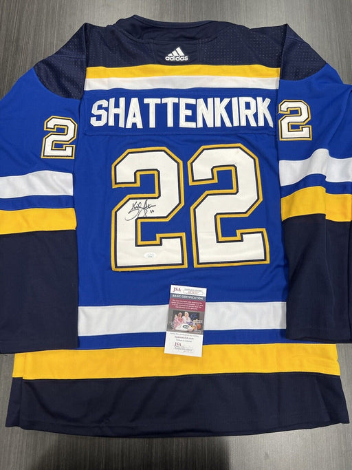 Kevin Shattenkirk Signed St. Louis Blues Jersey JSA COA