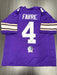 Brett Favre Signed Minnesota Vikings Custom Jersey Beckett COA