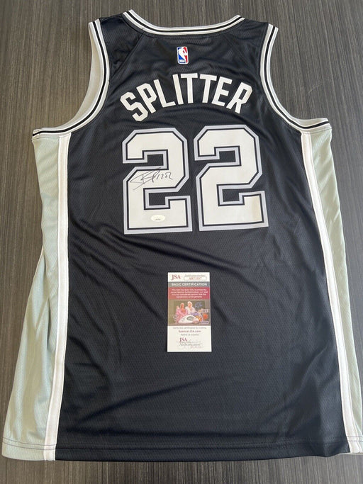 Tiago Splitter Signed San Antonio Spurs Jersey JSA COA