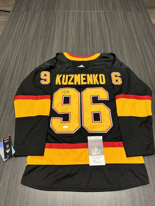 Andrei Kuzmenko Signed Vancouver Canucks Jersey JSA COA