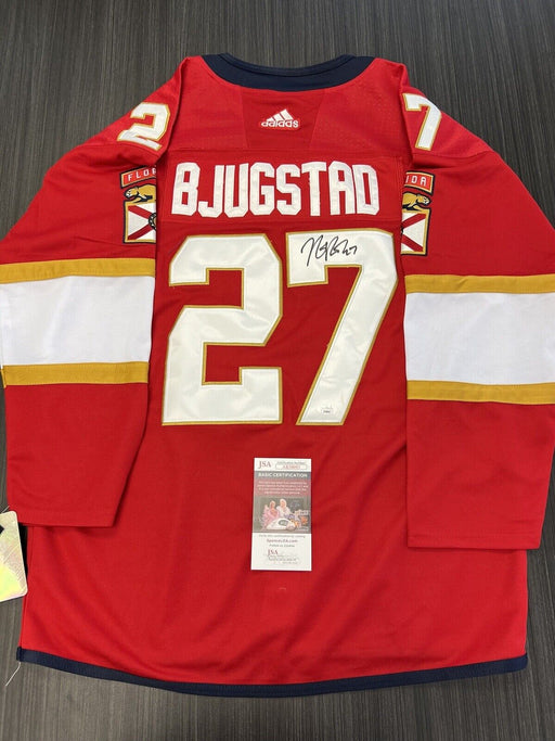 Nick Bjugstad Signed Florida Panthers Jersey JSA COA