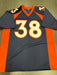 Jaleel McLaughlin Signed Denver Broncos Custom Jersey JSA COA