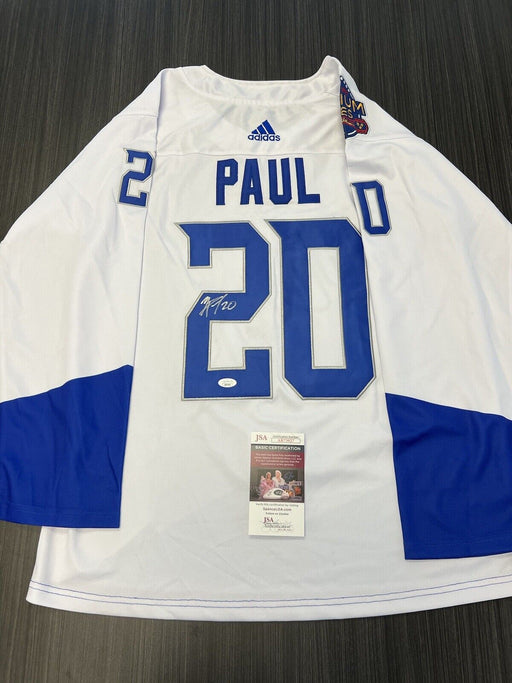 Nicholas Paul Signed Tampa Bay Lightning Jersey COA