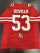 Navarro Bowman Signed San Francisco 49ers Custom Jersey Beckett COA