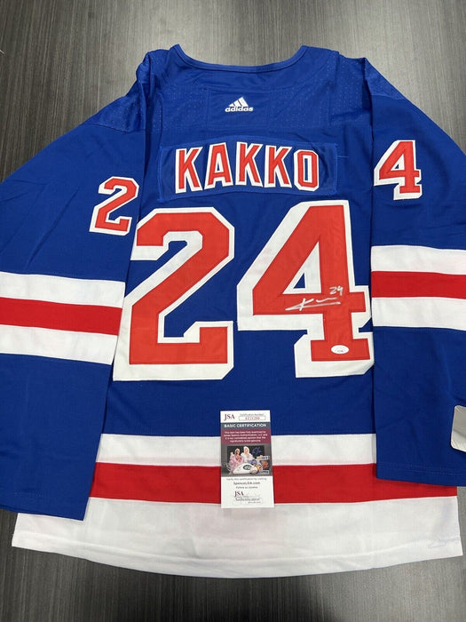 Kappo Kakko Signed New York Rangers Jersey JSA COA