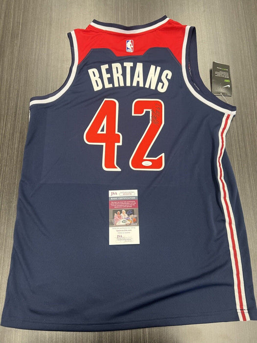 Davis Bertans Signed Washington Wizards Jersey JSA COA