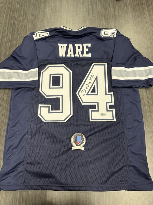 Demarcus Ware Signed Dallas Cowboys Custom Jersey Beckett COA
