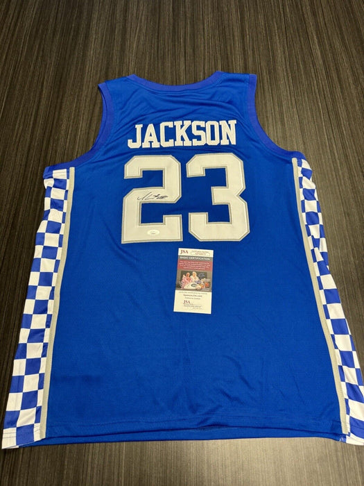 Isaiah Jackson Signed Kentucky Wildcats Jersey JSA COA