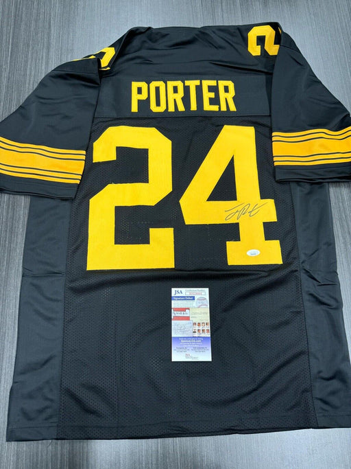 Joey Porter JR Signed Pittsburgh Steelers Custom Jersey JSA COA