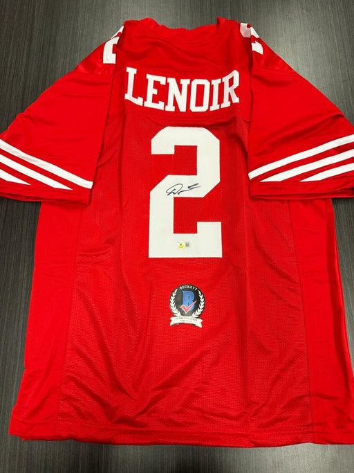 Deommodore Lenoir Signed San Francisco 49ers Custom Jersey Beckett COA