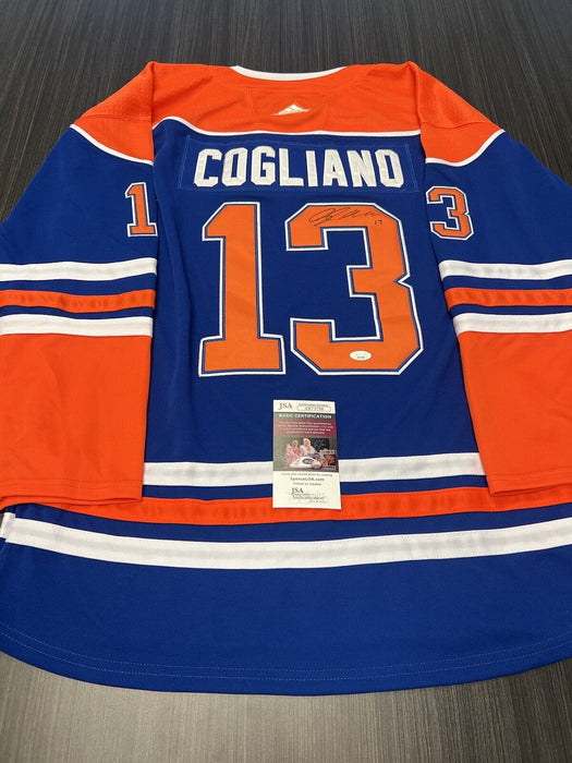 Andrew Cogliano Signed Edmonton Oilers Jersey JSA COA