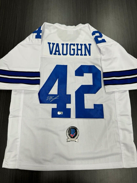 Deuce Vaughn Signed Dallas Cowboys Custom Jersey Beckett COA