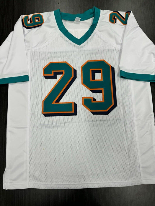 Sam Madison Signed Miami Dolphins Custom Jersey JSA COA